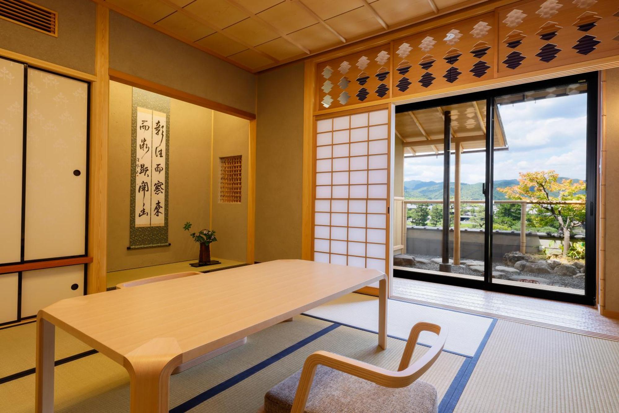 Kyoto Arashiyama Onsen Ryokan Togetsutei Exterior foto